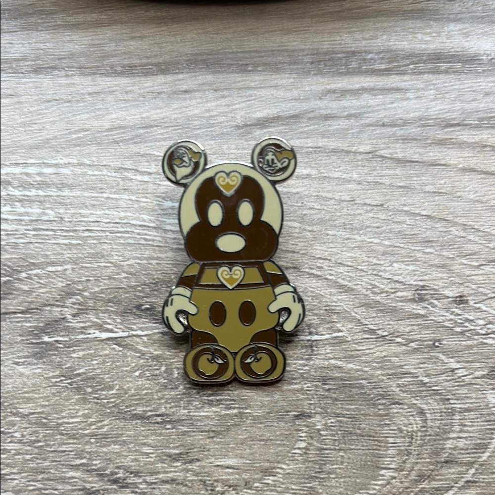 Disney Brown Mickey Mouse Enamel Pin